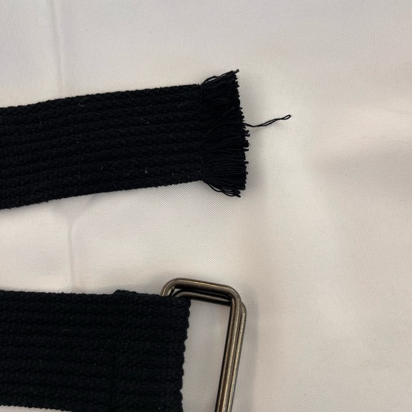 Vintage Distressed Riveted Black Belt - Picture 4 of 4